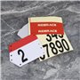 VGOL 1 Ensemble de Plaques d'immatriculation de Course de Vélo Kit de Support de Tige de Selle de Vélo pour Vélos de Route de Mo