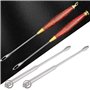 VGOL Lot de 2 Pinces de Pêche pour Retirer Les Hameçons de 18 Cm Outil d'extraction pour Eau Douce Et Eau Salée