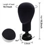 Micvtve Flocage Mousse Mannequin TêTe Modèle Photographie Accessoires Adulte Mannequin TêTe Moule Perruques Lunettes Chapeau Pré