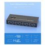 BOFRHME ContrrLeur Synchrone USB K/M Commutateur KVM à 8 Ports Plusieurs Ordinateurs Partagent 1 Ensemble de Souris et de