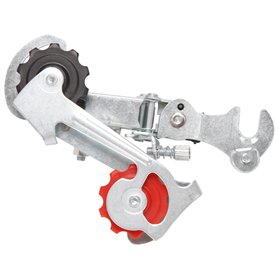 Jevina Pièce de vélo de course en métal argenté 3-7 vitesses dérailleur arrière