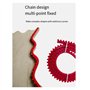 Qezodsx 1 Pièce Profilage de Bande en Bois Spéciale en Forme de Bande de Profilage Courbe Flexible Gabarit Guide Outils Auxiliai
