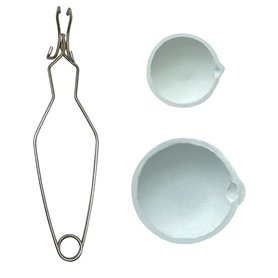Qezodsx Ensemble de Tasses à Vaisselle avec Pince à Fouet