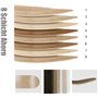 Fayrimi 8 8 couches d'érable vierge double concave skateboards naturel planche à roulettes table érable