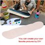 Fayrimi 8 8 couches d'érable vierge double concave skateboards naturel planche à roulettes table érable