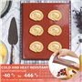 NIZEAMI Paquet de 6 Feuilles de DéShydrateur en Silicone Plateaux de DéShydrateur à Bords CarréS AntiadhéSifs pour Viande LéGume
