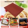 NIZEAMI Paquet de 6 Feuilles de DéShydrateur en Silicone Plateaux de DéShydrateur à Bords CarréS AntiadhéSifs pour Viande LéGume