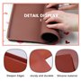 NIZEAMI Paquet de 6 Feuilles de DéShydrateur en Silicone Plateaux de DéShydrateur à Bords CarréS AntiadhéSifs pour Viande LéGume