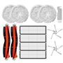 Veciado 13Pcs Kits de PièCes de Rechange pour Aspirateur Robot Autonettoyant Bot W10 / W10 Pro