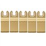Wisyurt Lame de Scie DiamantéE Oscillante Universelle 5 PièCes/Ensemble pour la LibéRation Ajustement Lame Multi-Outils Coupe Di