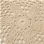 Lobamop Lot de 12 Sets de Table en Coton Vintage Ronds à la Main en Dentelle crochetée - Décoration de Table