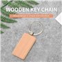 Wanjorlay 30 PièCes Blanc Porte-CléS en Bois Bricolage Porte-CléS en Bois Porte-CléS Peuvent Graver des Cadeaux de Bricolage