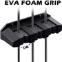 EIAOSI Support de canne à pêche 1 paire de support Noir Support horizontal 7,8 mm