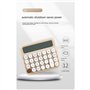 Iegefirm Calculatrice à Interrupteur MéCanique à 12 Chiffres Grand éCran LCD Calculatrice de Bureau Calculatrice FinancièRe à Gr
