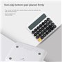 Iegefirm Calculatrice à Interrupteur MéCanique à 12 Chiffres Grand éCran LCD Calculatrice de Bureau Calculatrice FinancièRe à Gr