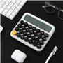 Iegefirm Calculatrice à Interrupteur MéCanique à 12 Chiffres Grand éCran LCD Calculatrice de Bureau Calculatrice FinancièRe à Gr