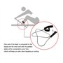 Qeunrtiy Sports Nautiques Surf Leash Corde Surf Leash Foot Rope Surf Leash Foot Rope Foil Wing Surf Taille Leash Hip Ceinture Su