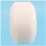 Giilayky Roues de skateboard avec roulements 52 x 30 mm Street PU Pièces de skateboard Cruiser Longboard (lot de 4) Blanc