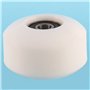Giilayky Roues de skateboard avec roulements 52 x 30 mm Street PU Pièces de skateboard Cruiser Longboard (lot de 4) Blanc