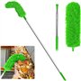 Niukuyu Brosse de Nettoyage de GouttièRe Outil de Toiture avec Mât TéLescopique Extensible 8