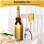 Asuinxurr Décapsuleur de bouteille de champagne Tire-bouchon en alliage de zinc Bar Tire-bouchon Cuisine Vin Champagne Décapsule