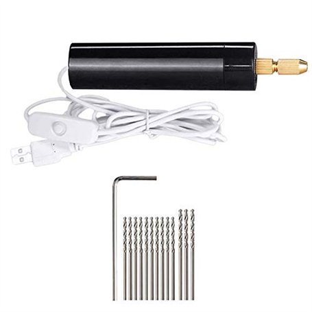 Wanjorlay Ensemble de Perceuse À Main -éLectrique 0.7-1.2Mm pour RéSine