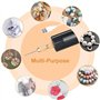 Wanjorlay Ensemble de Perceuse À Main -éLectrique 0.7-1.2Mm pour RéSine, Mini Perceuse éLectrique pour la Fabrication de D'éTau 