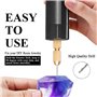 Wanjorlay Ensemble de Perceuse À Main -éLectrique 0.7-1.2Mm pour RéSine, Mini Perceuse éLectrique pour la Fabrication de D'éTau 