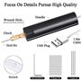 Wanjorlay Ensemble de Perceuse À Main -éLectrique 0.7-1.2Mm pour RéSine, Mini Perceuse éLectrique pour la Fabrication de D'éTau 