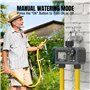 Raddy WS-5 Programmateur d'arrosage à 2 sorties pour tuyau d'arrosage, minuterie d'irrigation pour arrosage du jardin, retardate