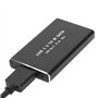 HUTSRAI BoîTier SSD MSATA vers USB 3.0 BoîTier de Disque Dur Externe BoîTier de Stockage Adaptateur pour SSD MSATA 30X50Mm 30X30