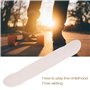 Gaqnzjx 8 8 couches d'érable vierge double concave skateboards naturel planche à roulettes table érable