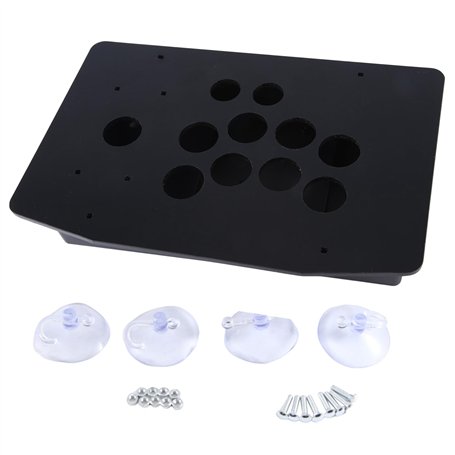 Nudiuhis pour Panneau Acrylique pour Joystick Arcade pour Machines de Jeu Arcade DIY peut Être Installé Bouton de Joystick de je