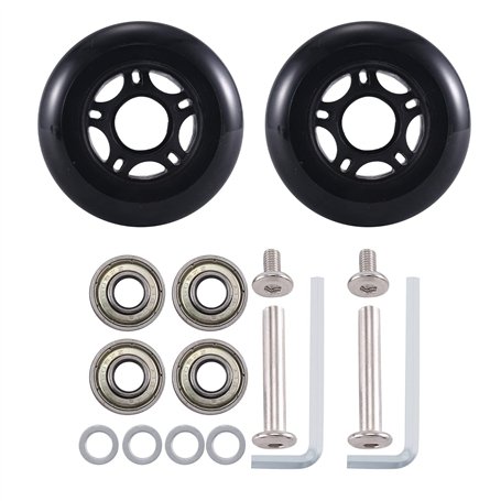 JXYFFS Roues de Rechange de Valise de Bagage de 75MmX 24Mm