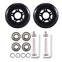 JXYFFS Roues de Rechange de Valise de Bagage de 75MmX 24Mm