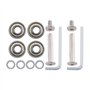 JXYFFS Roues de Rechange de Valise de Bagage de 75MmX 24Mm, Kits de RéParation D'Incidences de Roues de Roulette de Pivot D'Unit