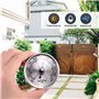 UrbanNest pour Jauge de Pression à Station MéTéo MéTal Tenture Murale BaromèTre ThermomèTre Multifonction AtmosphéRique HygromèT