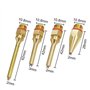 Doxiuyo Pistolet à Colle à Embout Fin Power avec Set de Buses en Cuivre pour Pistolets à Colle Chaude - Set de 4 Buses en Cuivre