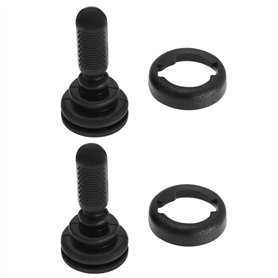 eMagTech Lot de 2 Boutons de réglage Manuel pour rétroviseur 1507431 6S61 17B718AA 1140538 1209044 Compatible avec Interrupteur