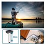 eMagTech Poignée de Moulinet de pêche Pliable - Poignée d'alimentation de Rechange en métal pour Moulinet de pêche de Type 1000-