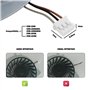 eMagTech Ventilateur de Refroidissement pour Console de Jeux Refroidisseur Interne Compatible avec Playstation 4 Console de Jeux