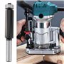 eMagTech 1 Fraise à Affleurer Tige de 8mm Diamètre de Coupe de 12,7mm NL 41mm Convient Aux Fraiseuses Manuelles Aux Fraiseuses d