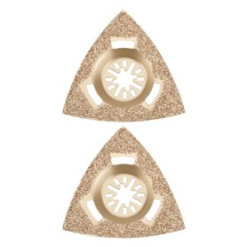 eMagTech Lot de 2 Lames de Râpe en Carbure de 80 Mm Compatible avec Fein Compatible avec Milwaukee Outil Multifonction Oscillant