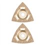 eMagTech Lot de 2 Lames de Râpe en Carbure de 80 Mm Compatible avec Fein Compatible avec Milwaukee Outil Multifonction Oscillant