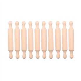 DcnrInsr 7 Pouces Mini Rouleau à Pâtisserie en Bois Long Cuisine Cuisson Rouleau à Pâte pour Enfants Fondant Pâtisserie Pizza Ar