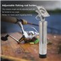 Aisuoka Porte-Canne a Peche pour Bateau Porte-Canne a Peche reglable Porte-Canne a Bateau Argent