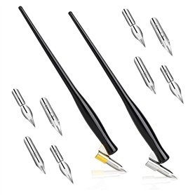 VitalEpcck Ensemble de 10 Stylos de Calligraphie Oblique