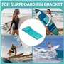 Pinafresa 6 Pièces Support D'Aileron de Planche de Surf de Haute Qualité Support D'Aileron de Base D'Aileron Accessoires de Plan