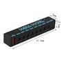 Qaautor Alimentation pour Pédales de Guitare 5 V avec Sorties 8 Voies Alimentation pour Pédalier Portable et Alimentation pour E