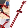 Aurelicxy Support de Rainure de Fraisage 3 en 1, Gabarit de Coupe Circulaire de Routeur de Rayon de 9 à 61 Cm, Gabarit de Quinca